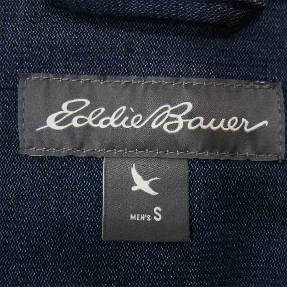 Eddie Bauer エディー・バウアー 19854 ブロークン ツイルストレッチ カバーオール インディゴブルー系 S【美品】【中古】
