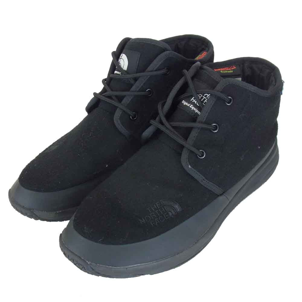 THE NORTH FACE ノースフェイス NF52085 NSE Traction Lite WP Chukka ヌプシ トラクションライト WP チャッカ ブーツ ブラック系 27cm【美品】【中古】