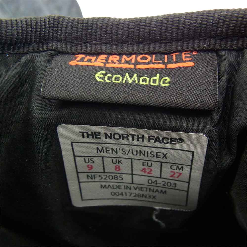 THE NORTH FACE ノースフェイス NF52085 NSE Traction Lite WP Chukka ヌプシ トラクションライト WP チャッカ ブーツ ブラック系 27cm【美品】【中古】