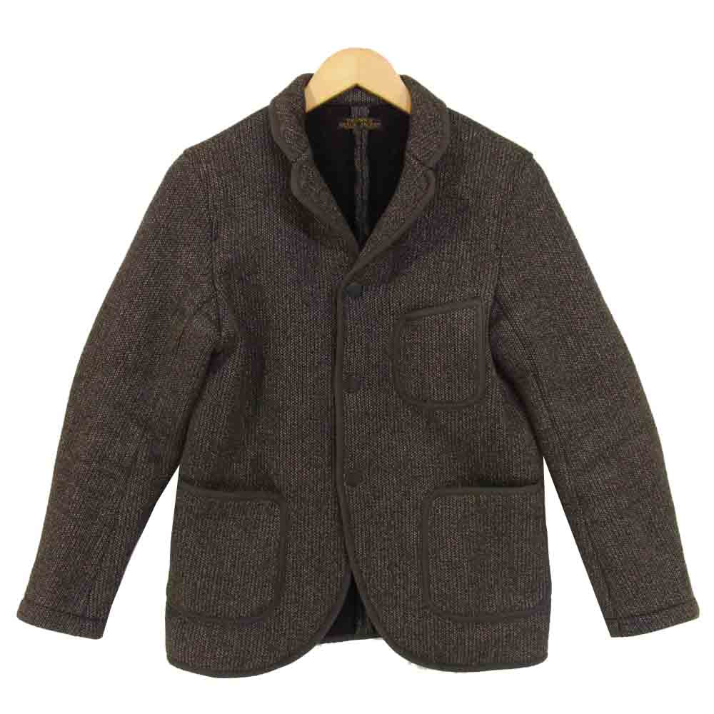 BROWNS'S BEACH ブラウンズビーチ BBJ2-005 ビーチクロス テーラード ジャケット カーキ系 38【中古】