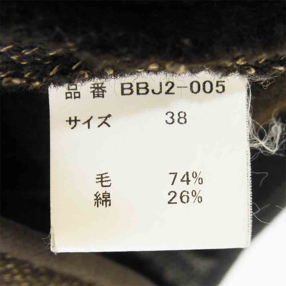 BROWNS'S BEACH ブラウンズビーチ BBJ2-005 ビーチクロス テーラード ジャケット カーキ系 38【中古】