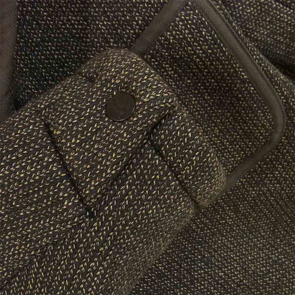 BROWNS'S BEACH ブラウンズビーチ BBJ2-005 ビーチクロス テーラード ジャケット カーキ系 38【中古】