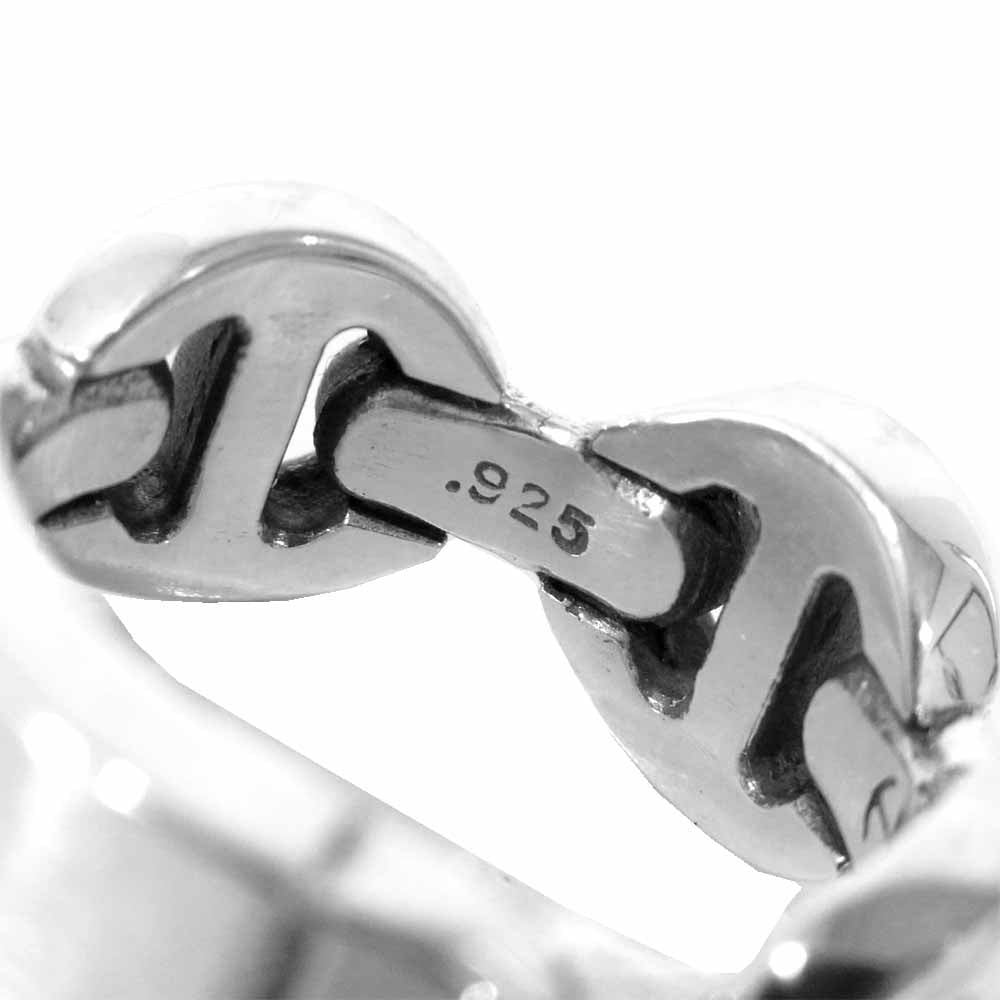 ホーセンブース BRUTE CLASSIC TRI-LINK ブルート クラシック トライリンク リング シルバー系 17号程度【中古】