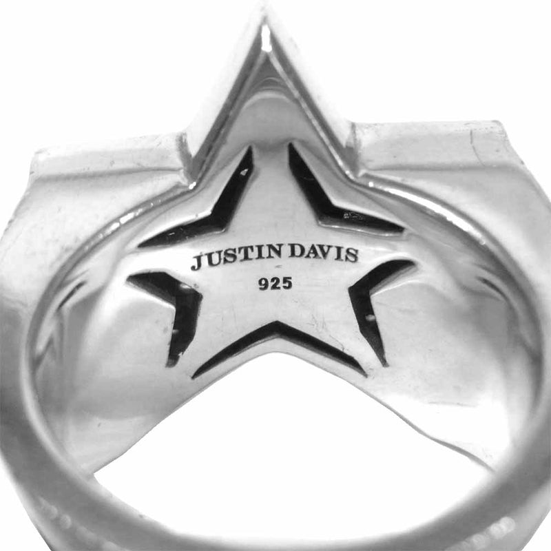 Justin Davis ジャスティンデイビス 925リング スター 19号リング(指輪