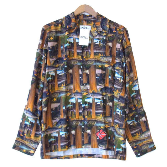 キディル  KL496-DD × WINSTON SMITH ウィンストン スミス LS ALOHA SHIRTS アロハシャツ マルチカラー系 44【新古品】【未使用】【中古】