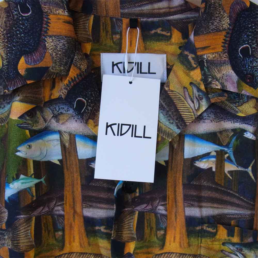 キディル  KL496-DD × WINSTON SMITH ウィンストン スミス LS ALOHA SHIRTS アロハシャツ マルチカラー系 44【新古品】【未使用】【中古】