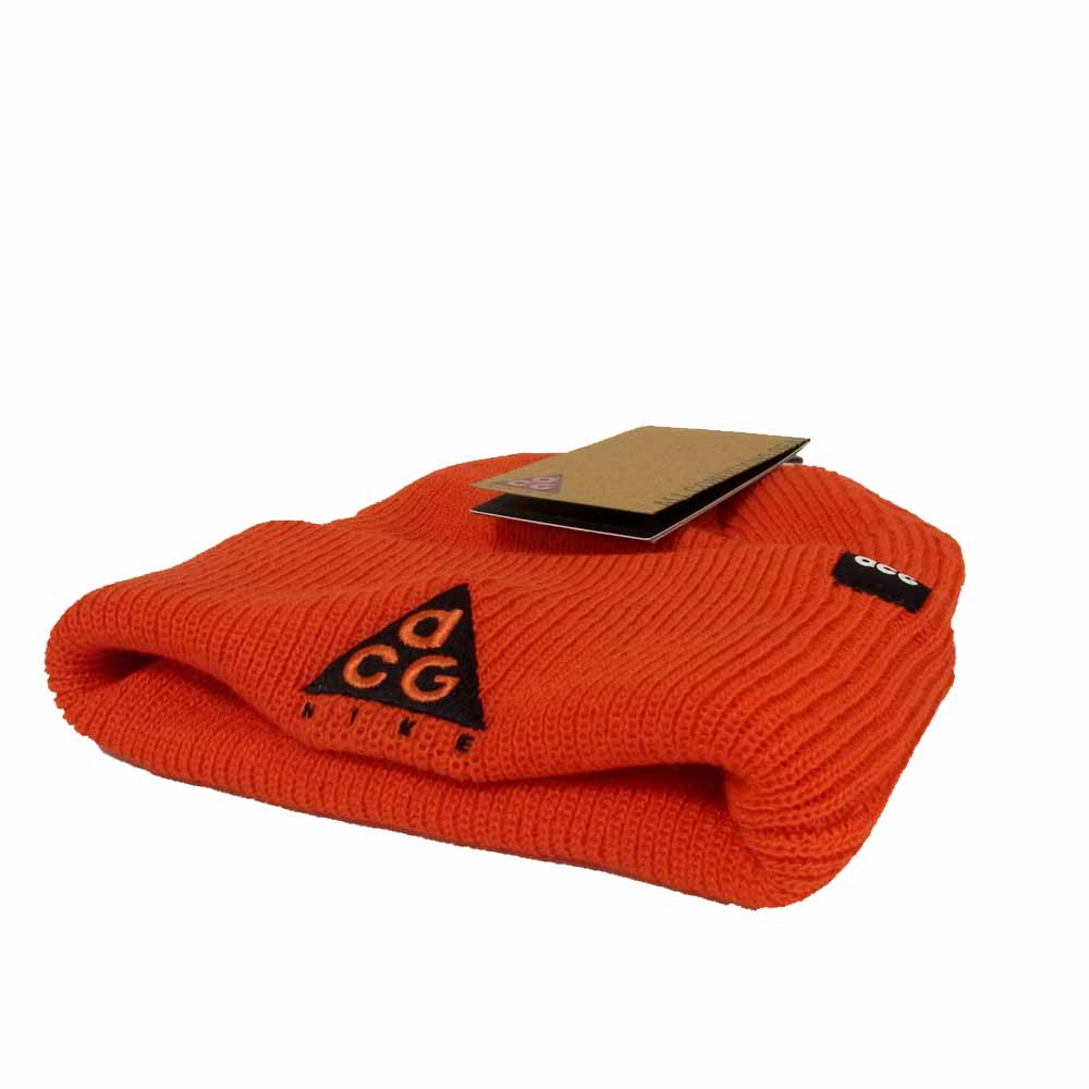 NIKE ナイキ CT8414-634 ACG エーシージー U NRG BEANIE ビーニー ニットキャップ レッド系 ONE SIZE【新古品】【未使用】【中古】