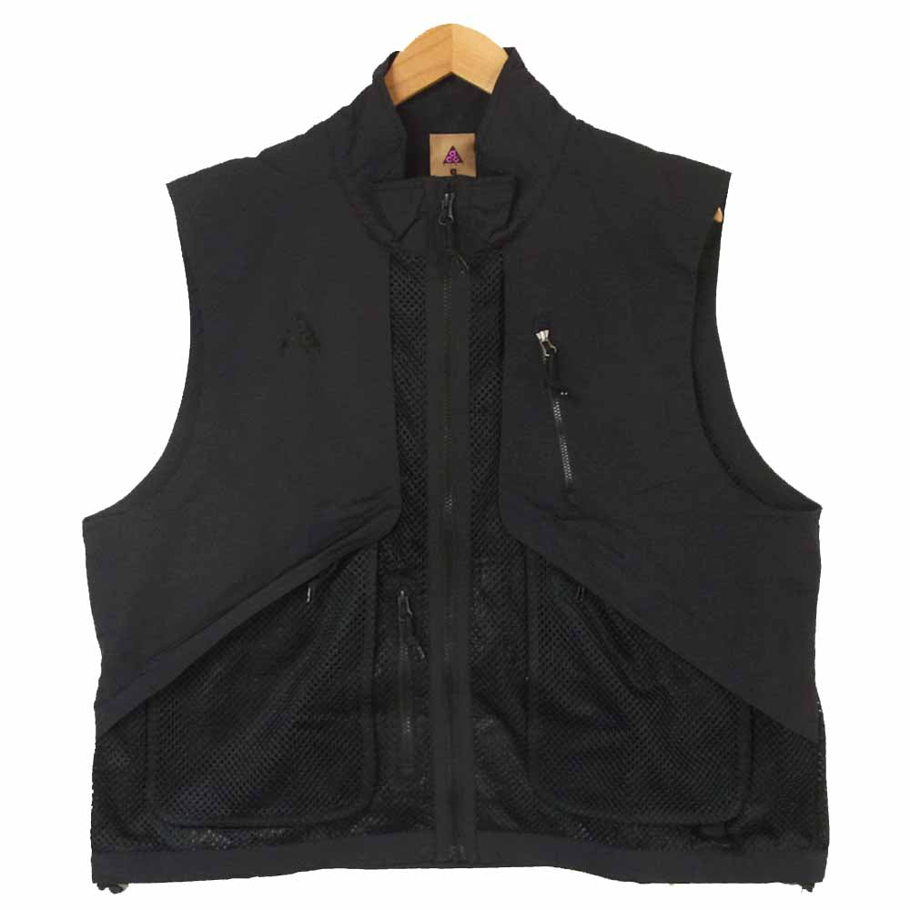 NIKE ナイキ BQ7290-010 ACG エーシージー AS M NRG VEST ナイロン メッシュ ベスト ブラック系 L【美品】【中古】