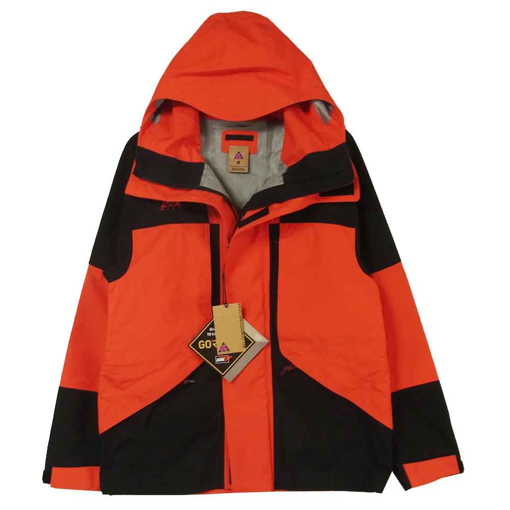 NIKE ナイキ 20SS CT2937-010 ACG エーシージー AS M NRG ACG JKT HD GORETEX ゴアテックス マウンテンパーカー ジャケット オレンジ系 M【新古品】【未使用】【中古】