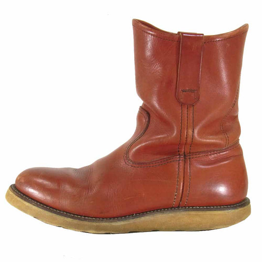 RED WING レッドウィング 866 PECOS BOOTS 緑犬タグ オロラセット ペコス ブーツ ブラウン系 9.5D【中古】