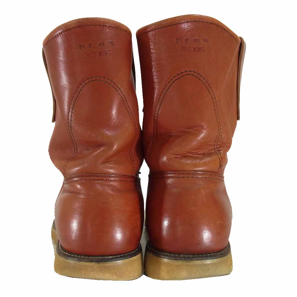 RED WING レッドウィング 866 PECOS BOOTS 緑犬タグ オロラセット ペコス ブーツ ブラウン系 9.5D【中古】