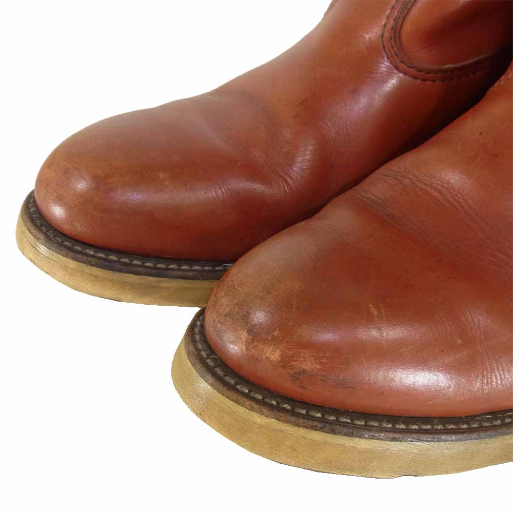 RED WING レッドウィング 866 PECOS BOOTS 緑犬タグ オロラセット ペコス ブーツ ブラウン系 9.5D【中古】