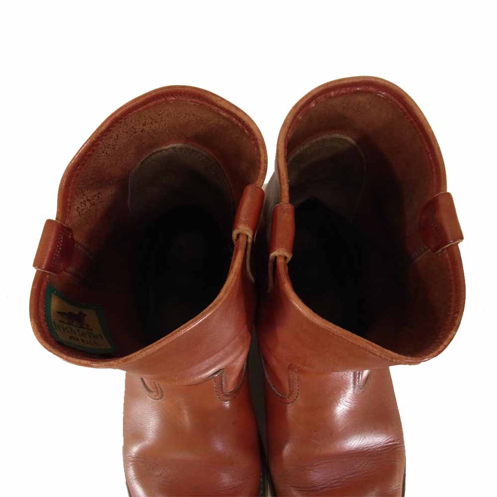RED WING レッドウィング 866 PECOS BOOTS 緑犬タグ オロラセット ペコス ブーツ ブラウン系 9.5D【中古】