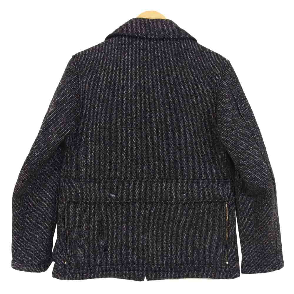 BROWNS'S BEACH ブラウンズビーチ 624 HUNTING JACKET WALDES ジップ ハンティング ジャケット ブラック系 38【中古】