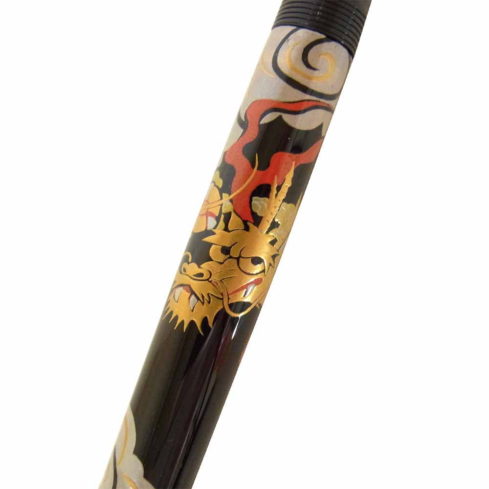パイロット FKV-10MP-TA-M 高蒔絵 辰 字幅M 干支万年筆 ネーム入り ブラック系【極上美品】【中古】