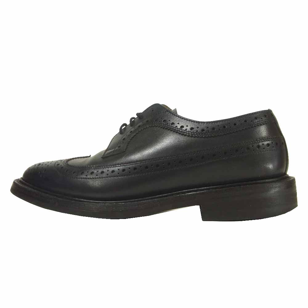 Tricker's トリッカーズ m6837 ウイングチップ シューズ イギリス製 ダークネイビー系 7.5【中古】