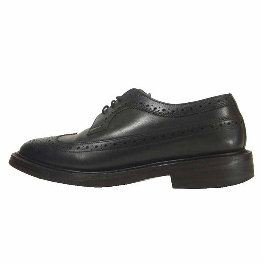 Tricker's トリッカーズ m6837 ウイングチップ シューズ イギリス製 ダークネイビー系 7.5【中古】