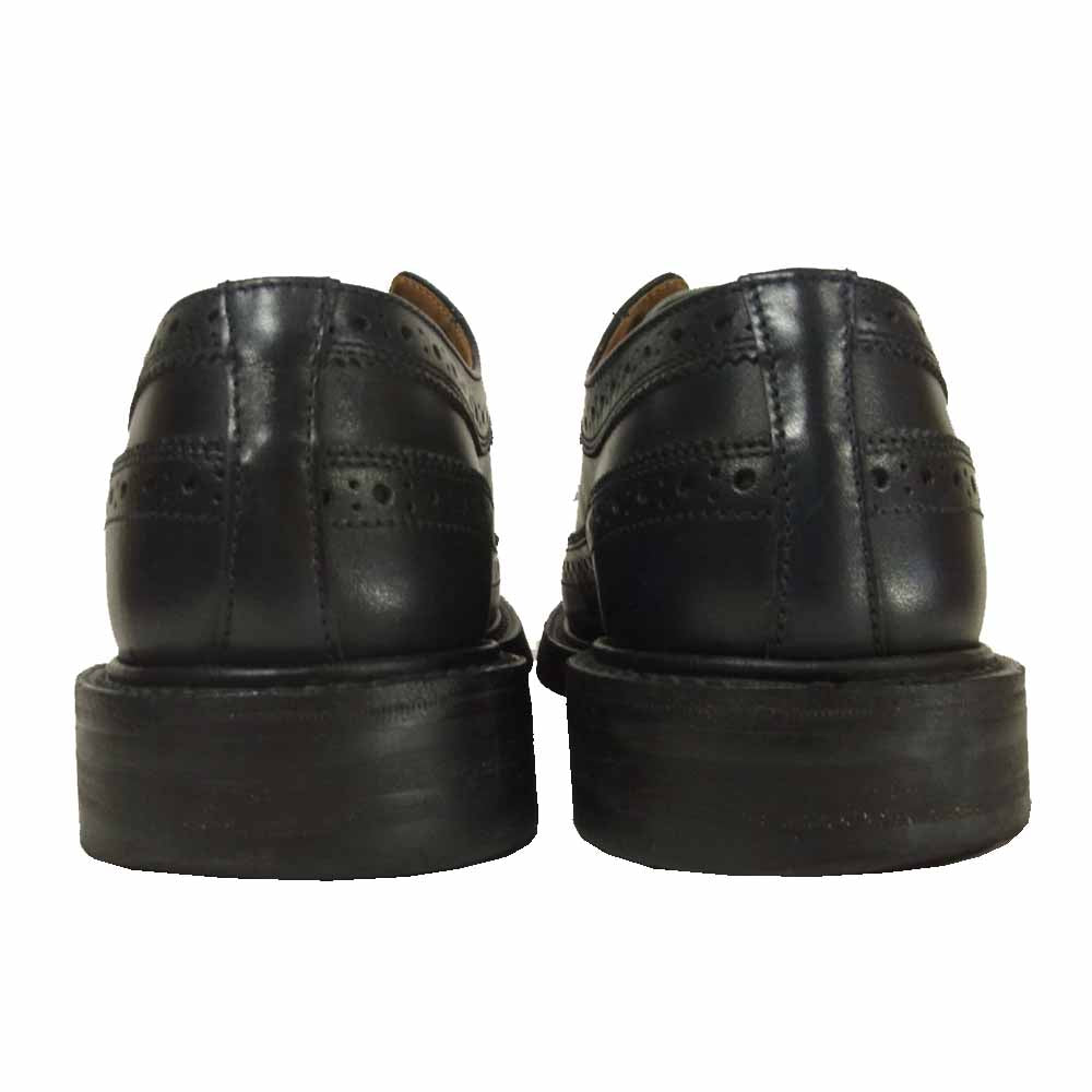 Tricker's トリッカーズ m6837 ウイングチップ シューズ イギリス製 ダークネイビー系 7.5【中古】