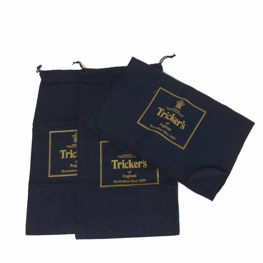 Tricker's トリッカーズ m6837 ウイングチップ シューズ イギリス製 ダークネイビー系 7.5【中古】