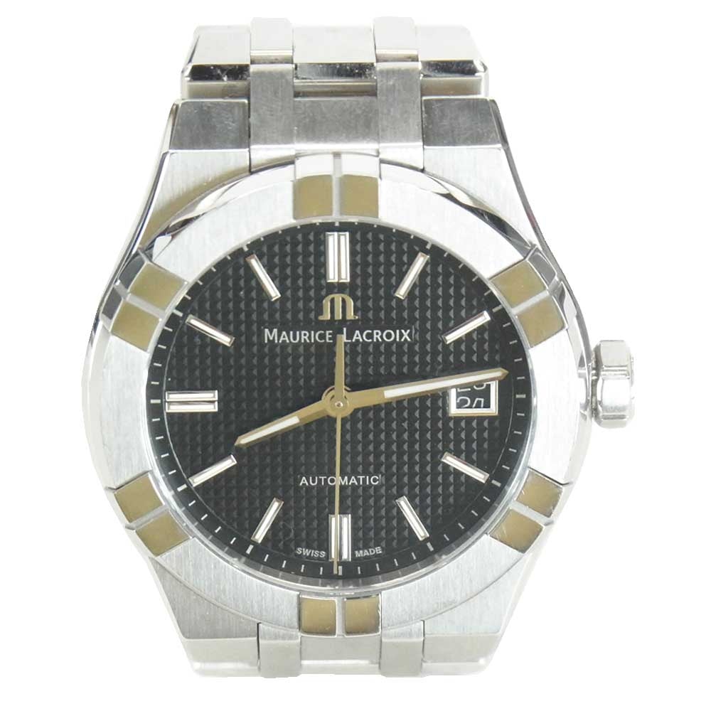 MAURICE LACROIX モーリスラクロア  AI6007-SS002-330-1 AIKON アイコン AUTOMATIC オートマチック 時計 シルバー系 39mm【中古】