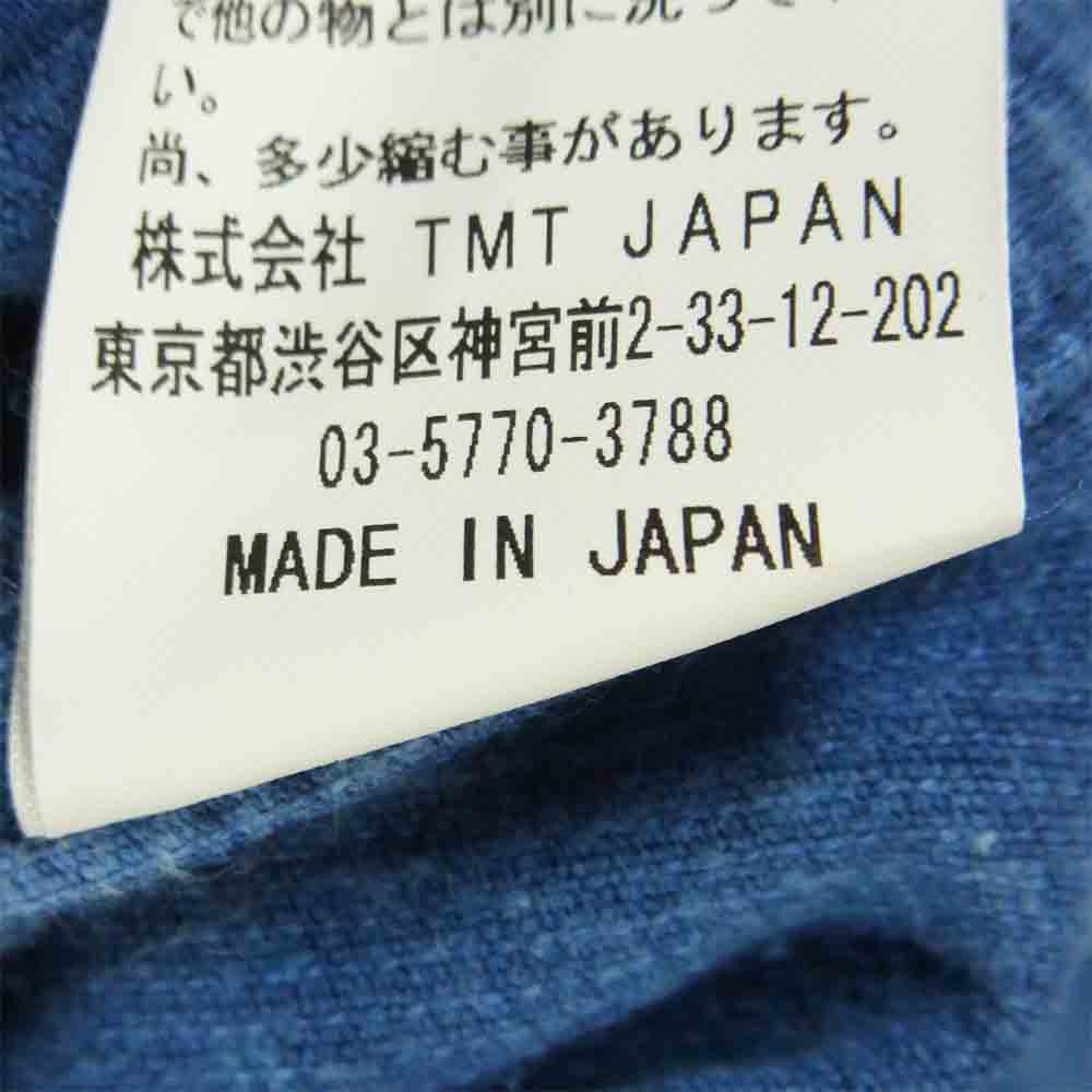 TMT ティーエムティー TJK-S2004 VINTAGE PROCESSING CORDUROY COACH JACKET コーチ ジャケット インディゴブルー系 L【美品】【中古】