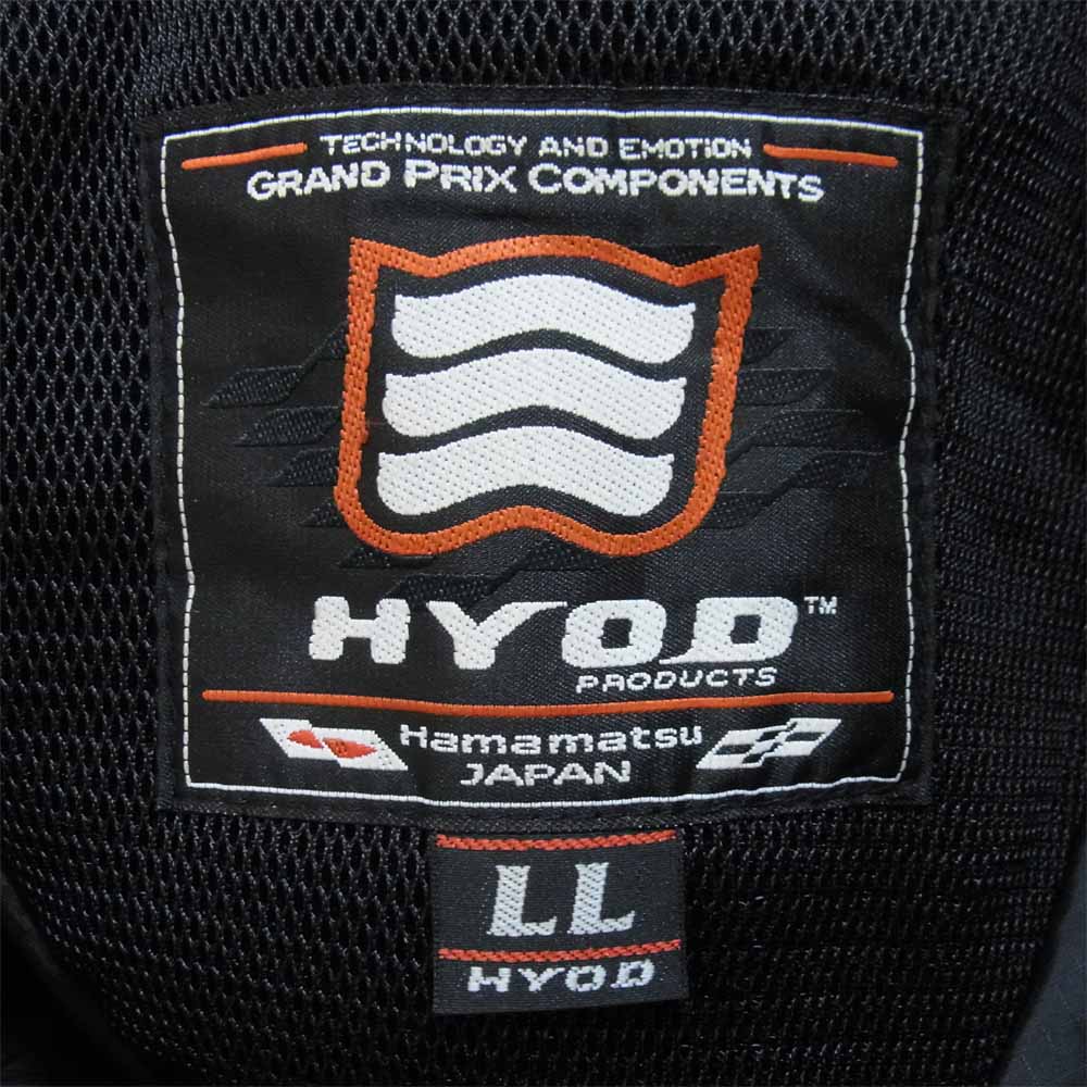 ヒョウドウ Speed Style ライディング パンツ ナイロン 牛革 ブラック系 LL【中古】