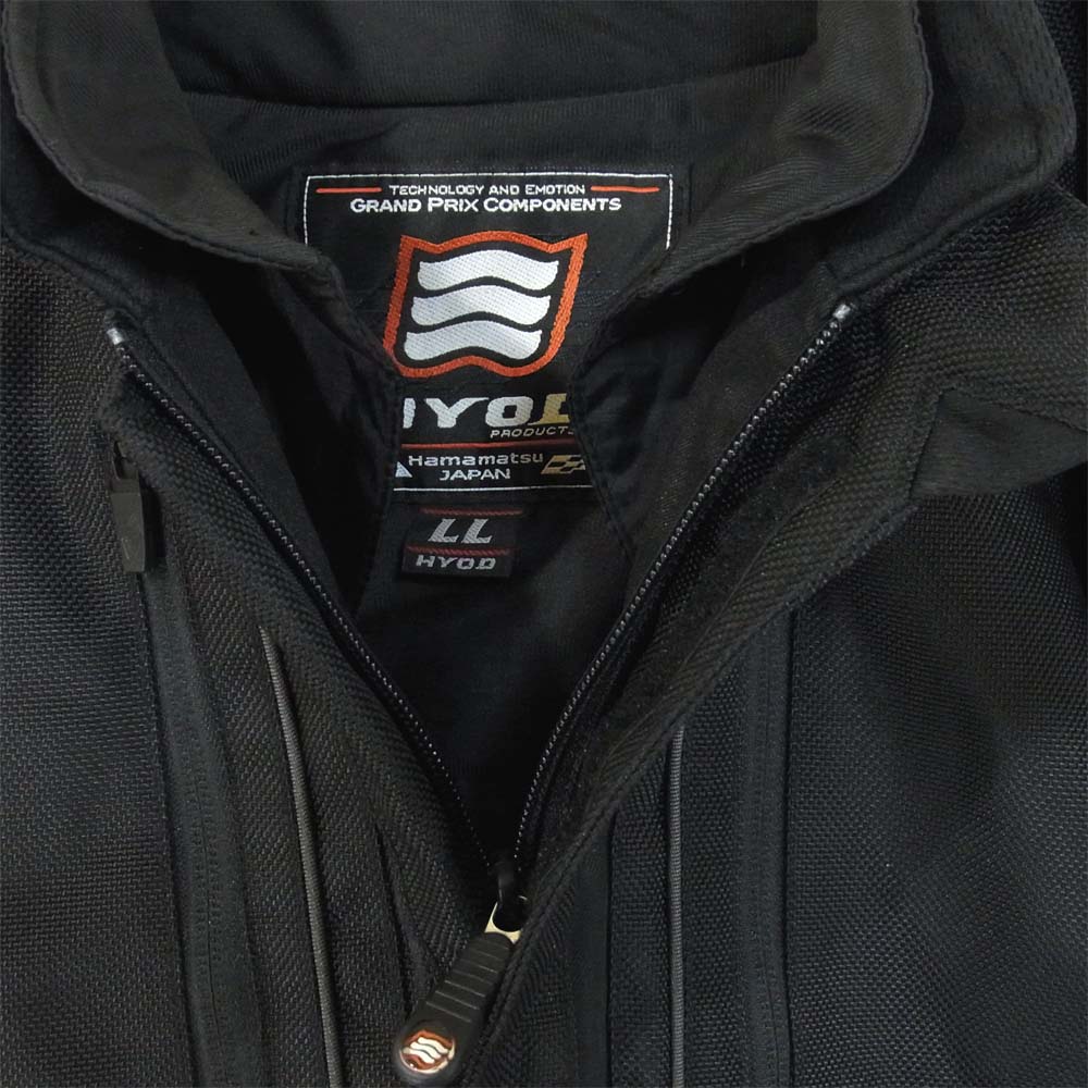 ヒョウドウ Speed Style ライディング ジャケット ブラック系 LL【中古