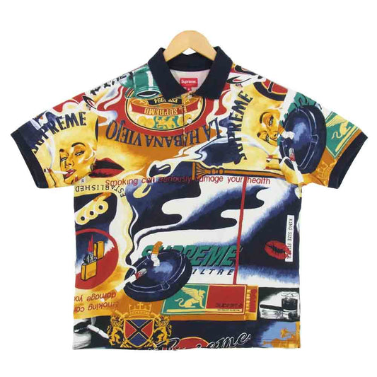Supreme シュプリーム 20SS Filtre Polo ポロシャツ コットン マルチカラー系 M【中古】