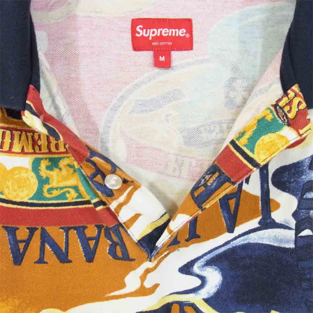 Supreme シュプリーム 20SS Filtre Polo ポロシャツ コットン マルチカラー系 M【中古】