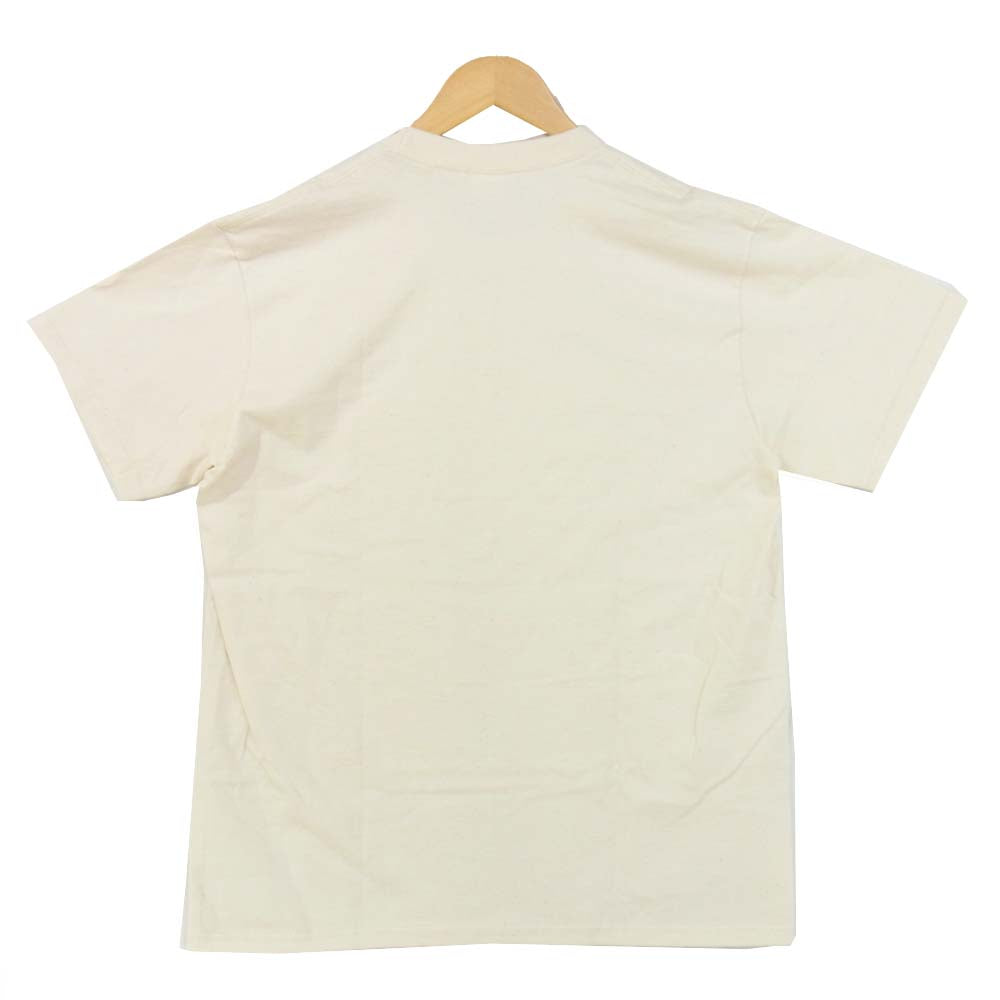 Supreme シュプリーム 20AW Cross Box Logo Tee クロスボックスロゴ Tシャツ ベージュ系 M【極上美品】【中古】