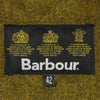 Barbour バブアー ライナー付 BEAUFORT SL ビューフォート WAX JACKET オイルド ジャケット 英国製 カーキ系 42【中古】