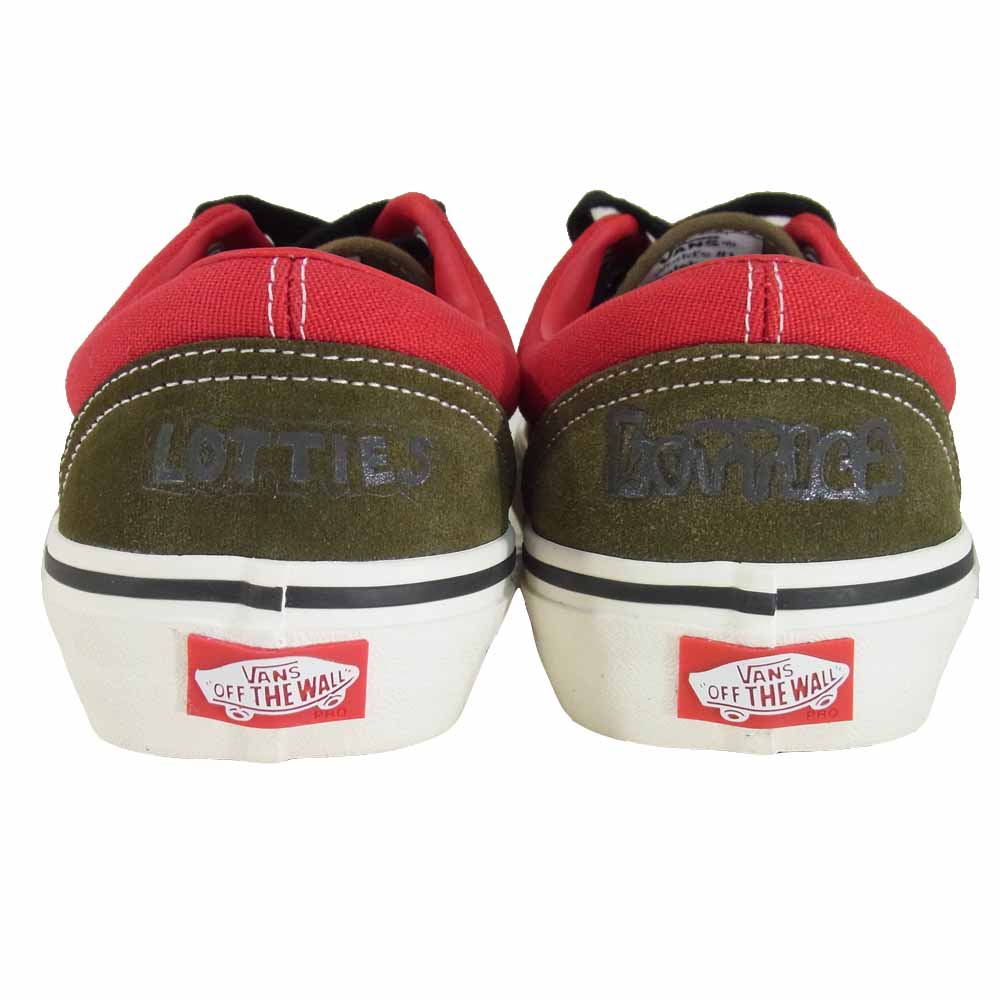 VANS バンズ VN0A5ELP2F1 Era Pro Ltd LOTTIES スニーカー Red/Military US9【新古品】【未使用】【中古】