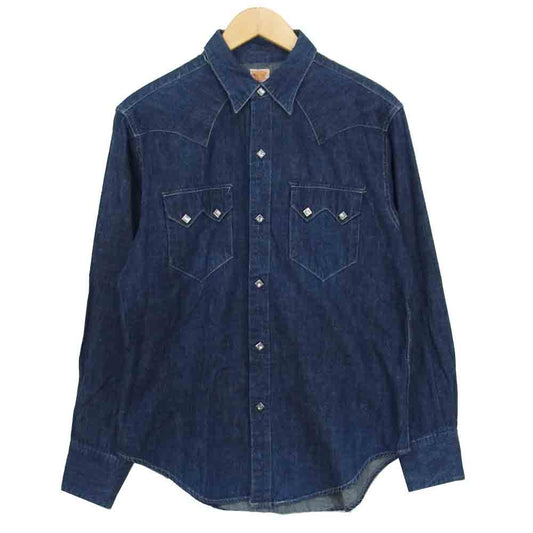 SUGAR CANE シュガーケーン Ｍ21959 デニム ウエスタン シャツ インディゴブルー系 M【中古】