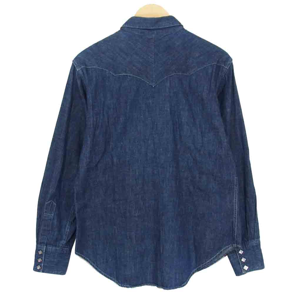 SUGAR CANE シュガーケーン Ｍ21959 デニム ウエスタン シャツ インディゴブルー系 M【中古】