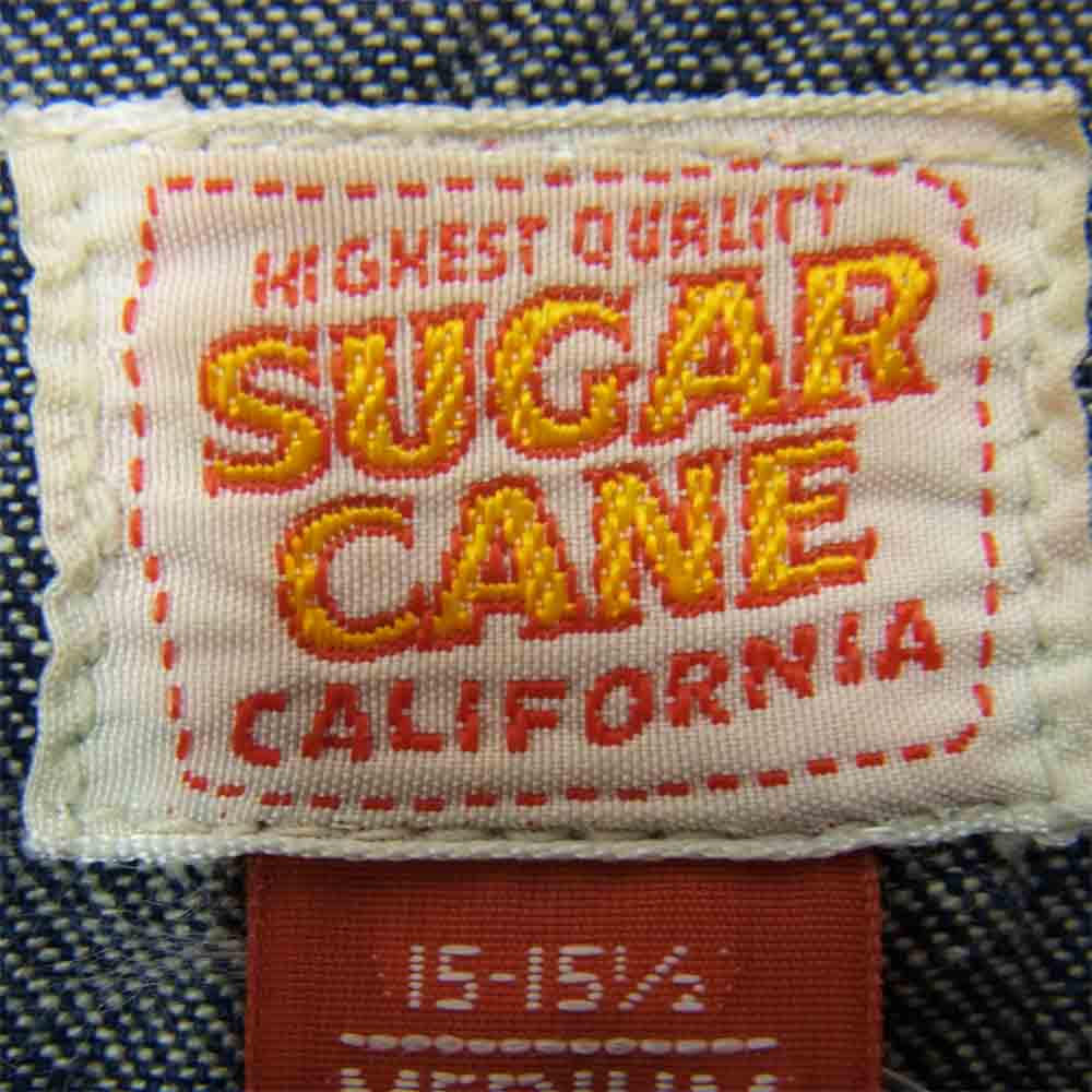 SUGAR CANE シュガーケーン Ｍ21959 デニム ウエスタン シャツ インディゴブルー系 M【中古】