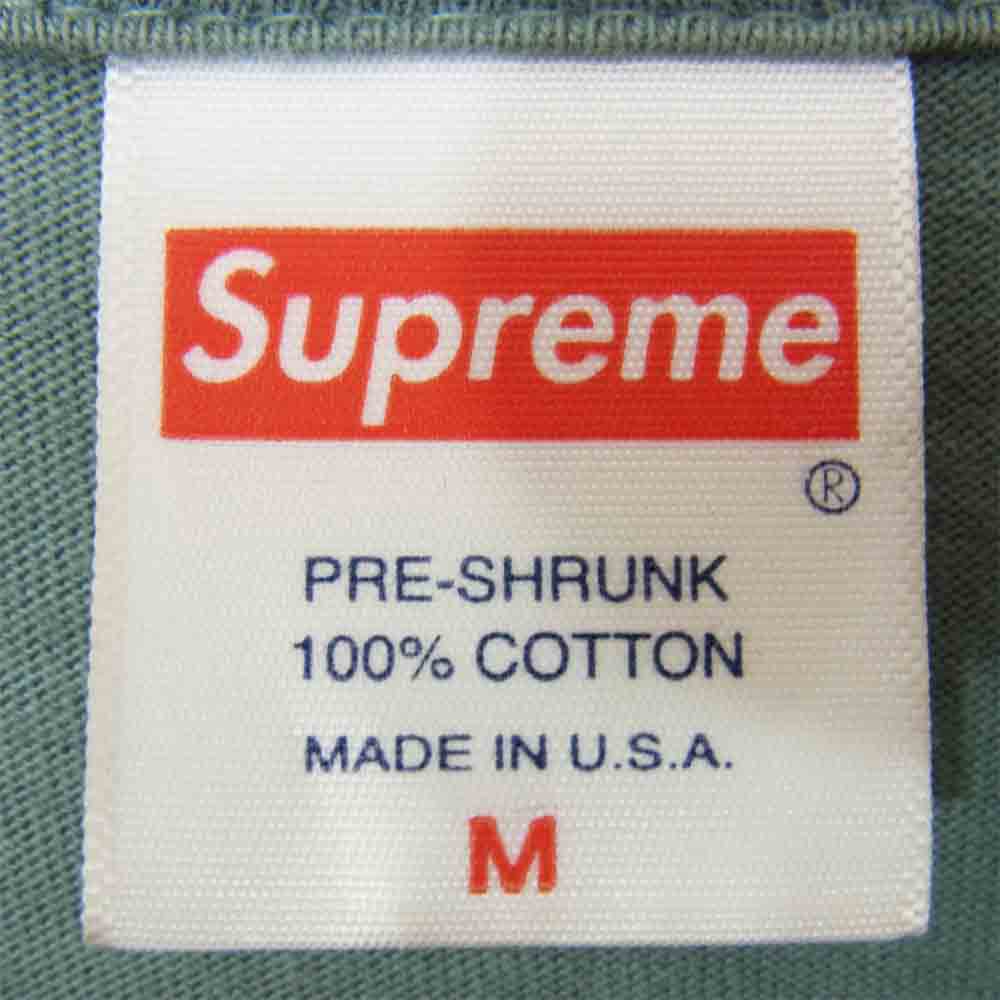 Supreme シュプリーム 19SS  Suzie Switchblade Tee スージー ガール プリント Tシャツ ライトグリーン系 M【中古】