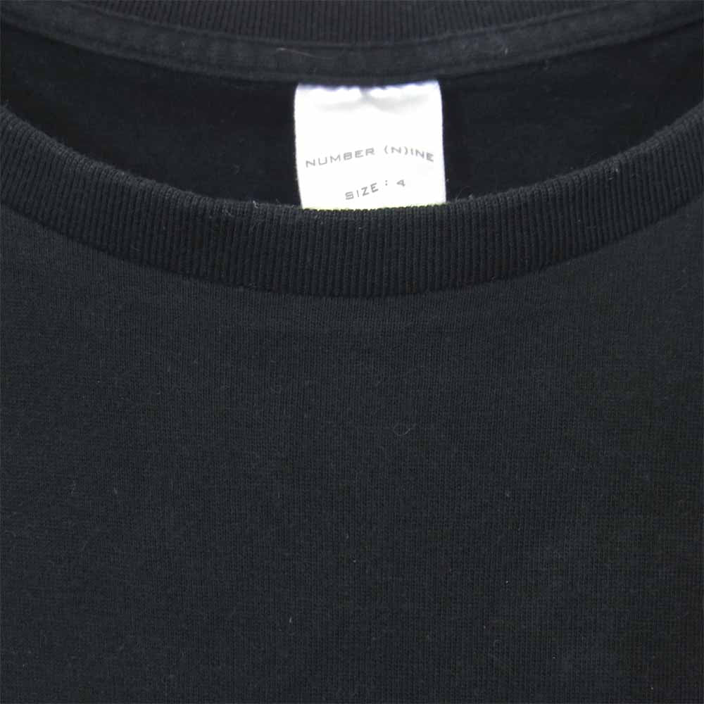 NUMBER(N)INE ナンバーナイン The Broun Bunny プリント Tシャツ ブラック系 4【中古】