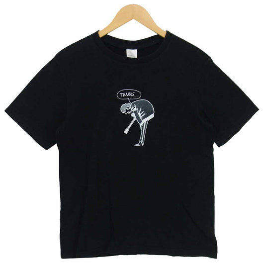 NUMBER(N)INE ナンバーナイン THANKS プリント Tシャツ ブラック系 3【中古】