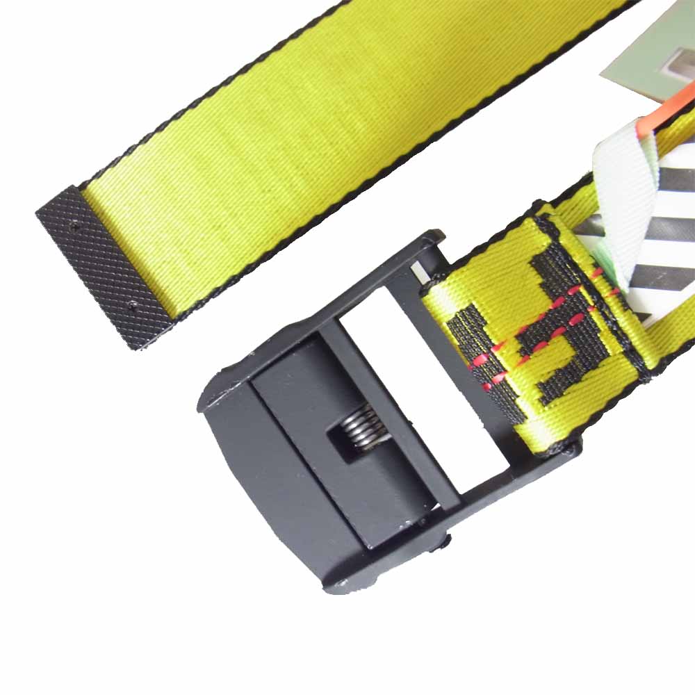 OFF-WHITE オフホワイト OMRB012F19647003 INDUSTRIAL BELT インダストリアル イエロー ベルト イエロー系【新古品】【未使用】【中古】