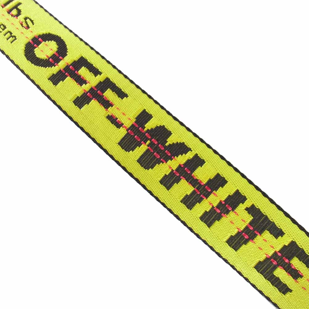 OFF-WHITE オフホワイト OMRB012F19647003 INDUSTRIAL BELT インダストリアル イエロー ベルト イエロー系【新古品】【未使用】【中古】