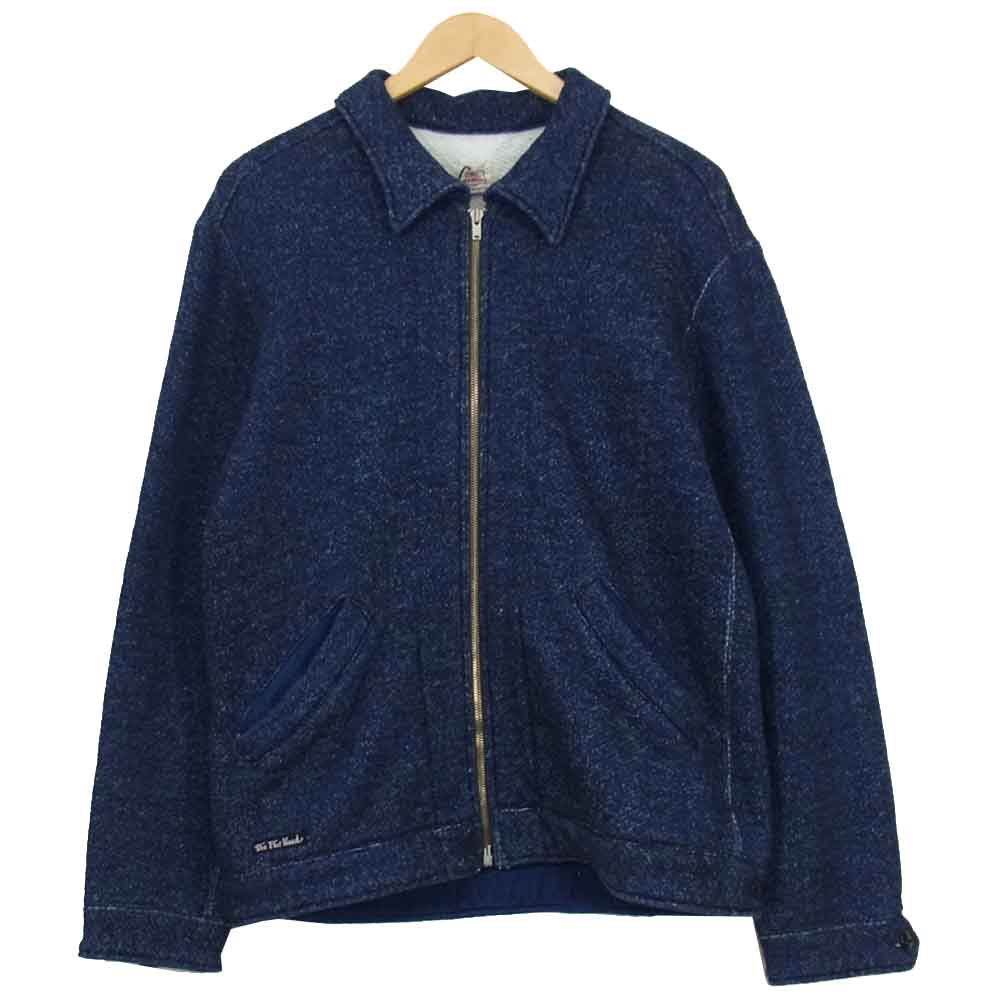 THE FLAT HEAD ザフラットヘッド SWJ-01W インディゴ スウェット ジャケット インディゴブルー系 L【中古】