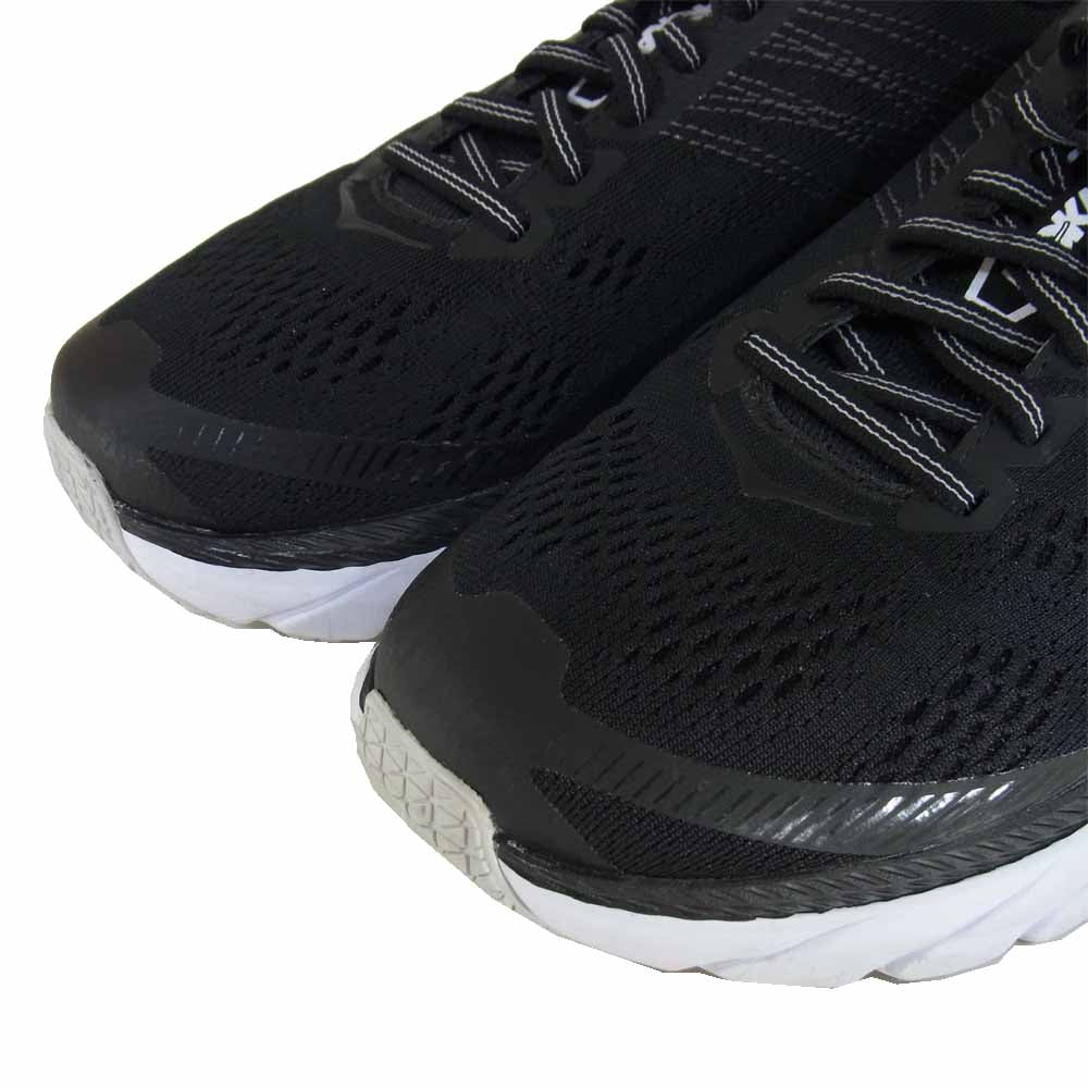 HOKA ONE ONE ホカ オネオネ F27219E CLIFTON6 クリフトン 6 スニーカー ブラック系 US5.5D【中古】
