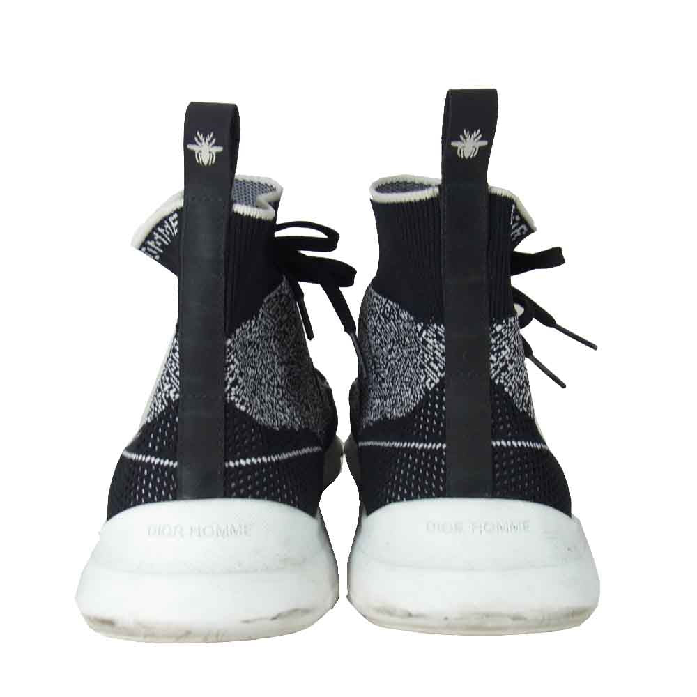 Christian Dior クリスチャンディオール 18SS B21 ハイカット ソックス スニーカー ブラック系 43【中古】