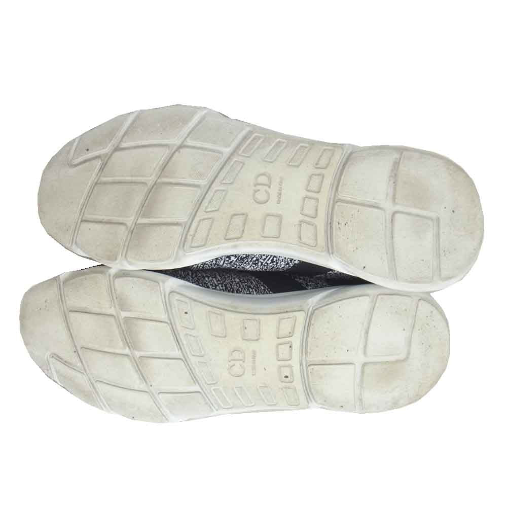 Christian Dior クリスチャンディオール 18SS B21 ハイカット ソックス スニーカー ブラック系 43【中古】