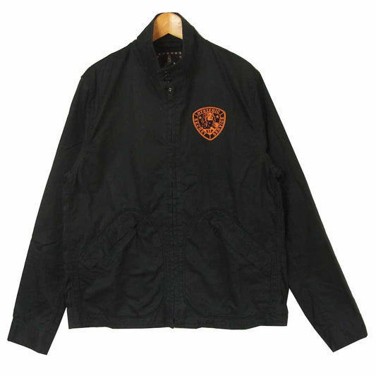 HYSTERIC GLAMOUR ヒステリックグラマー 0222AB02 ガールワッペン スイングトップ ジャケット ブラック系 M【中古】