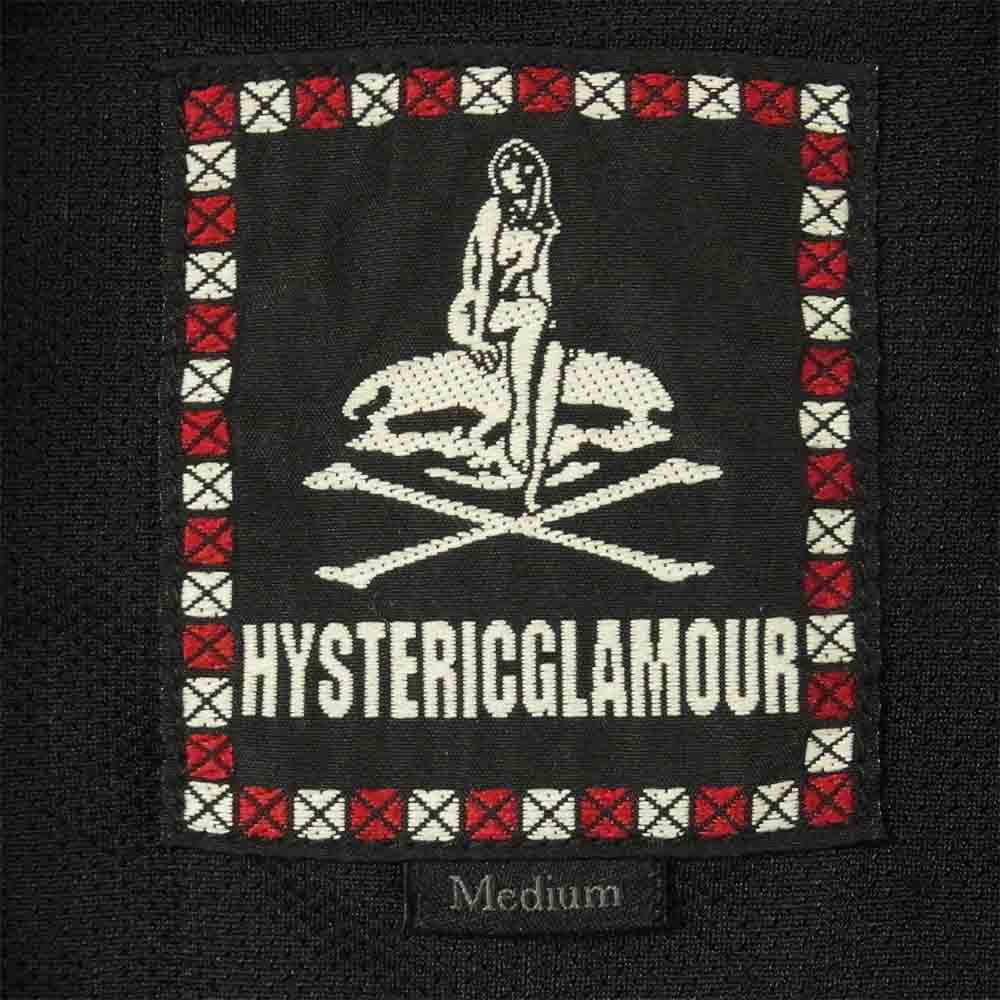 HYSTERIC GLAMOUR ヒステリックグラマー 0222AB02 ガールワッペン スイングトップ ジャケット ブラック系 M【中古】