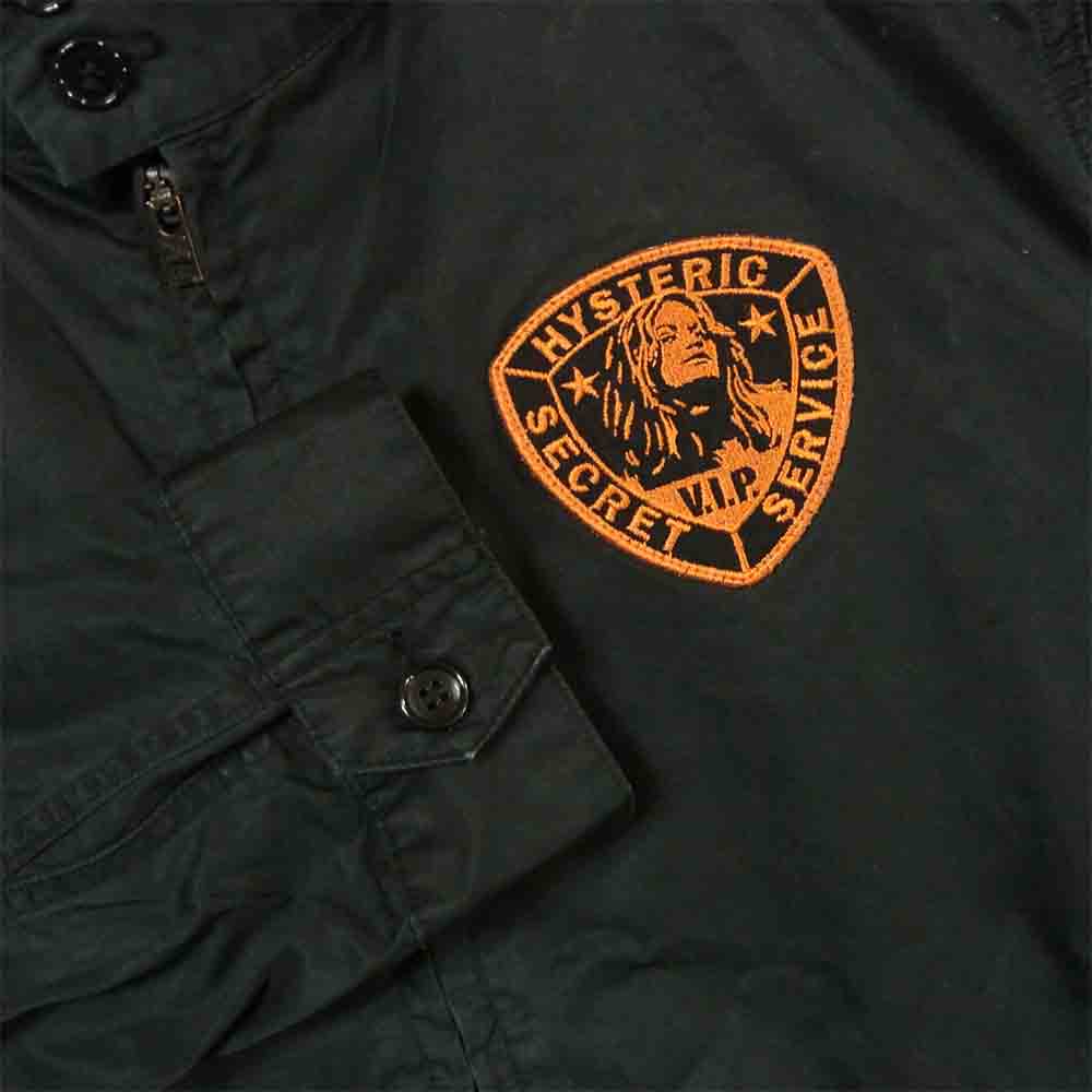 HYSTERIC GLAMOUR ヒステリックグラマー 0222AB02 ガールワッペン スイングトップ ジャケット ブラック系 M【中古】