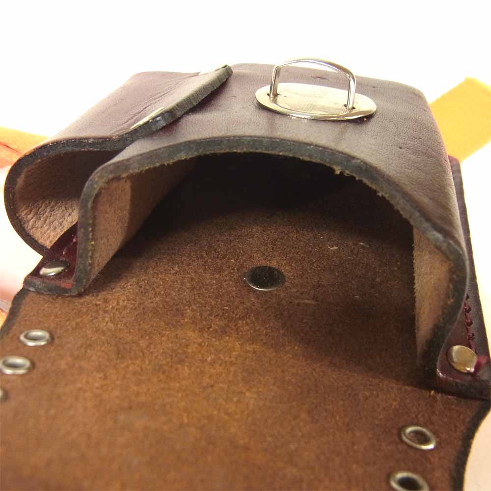 ボディソング BELT BAG ベルト バッグ シガレットケース アメリカ製 ブラウン系 オレンジ系【中古】