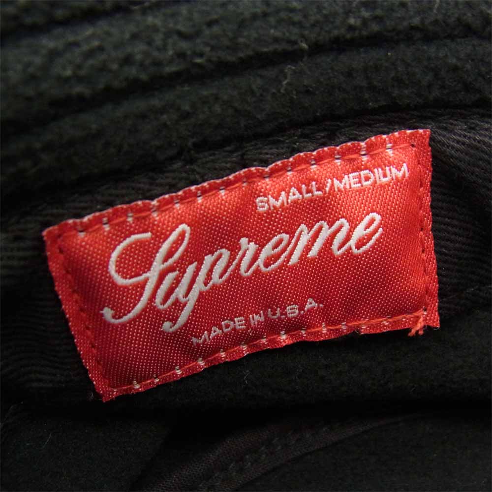 Supreme シュプリーム 17AW Polartec Fleece Crusher Hat ポーラテック フリース クラッシャー ハット ブラック系 SMALL/MEDIUM【中古】