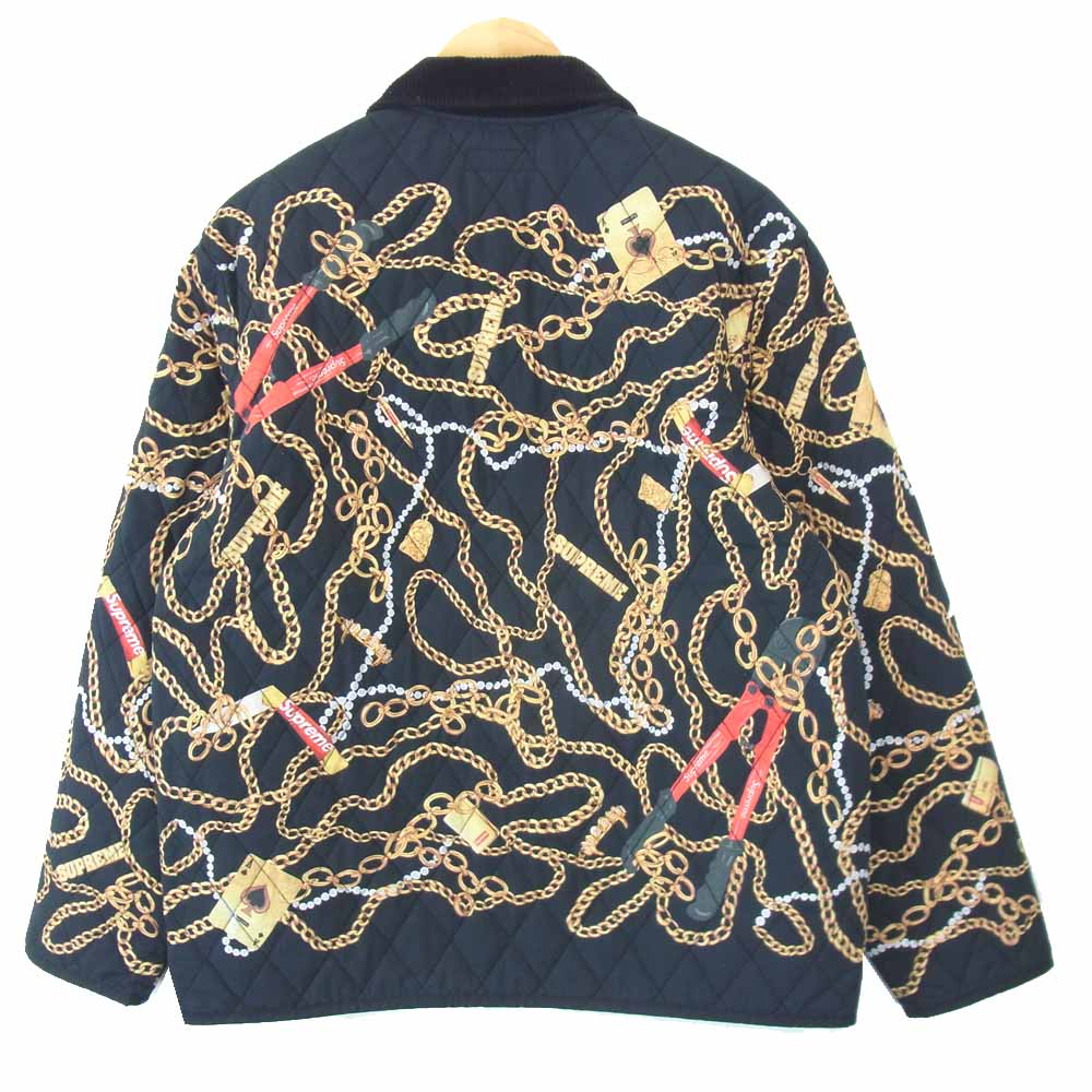 Supreme シュプリーム 20AW Chains Quilted Jacket チェーン キルト